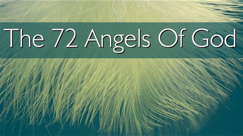 The 72 Angels Of God The 72 Names Of God Guardian Angels