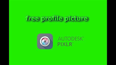 How To Make A Free Profile Picture On Pixlr 2016 Youtube