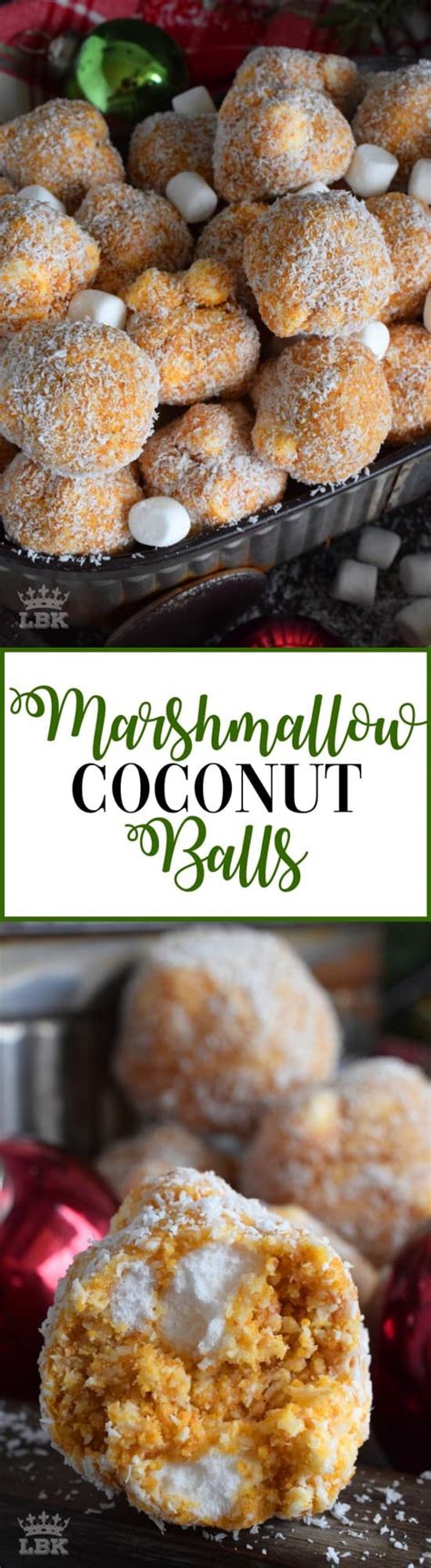 Coconut lovers, this easy chocolate coconut brownies recipe is just for you! Marshmallow Coconut Balls - Lord Byron's Kitchen | Coconut ...