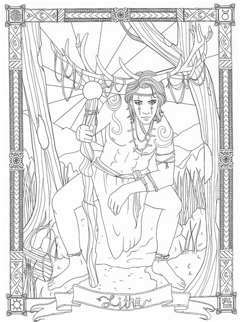 pin on fantasy coloring pages for adults