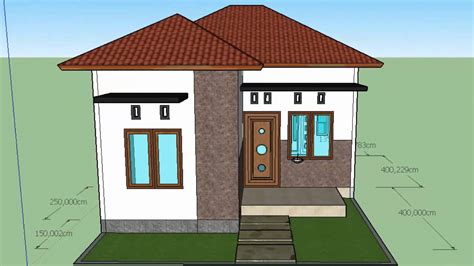 Anda bisa menggunakan teknik berbeda. Sketchup make home desain rumah minimalis - YouTube