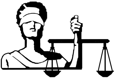 Transparent scales of justice image. The meaning and symbolism of the word - Justice