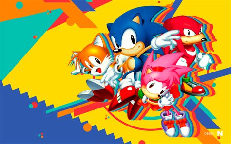 Sonic Mania Wallpaper Classic Team By Nathanlaurindo On Deviantart