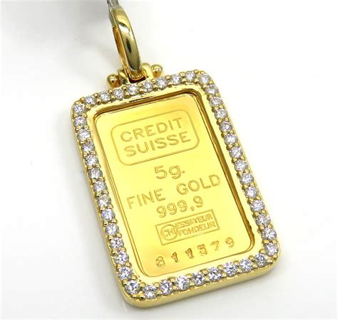 Fine Gold Bar Pendant 10k Ubicaciondepersonascdmxgobmx