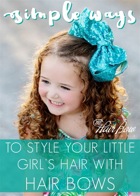 Simple Ways To Use Hair Bows In Your Little Girls Hair The Hair Bow