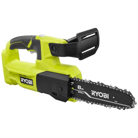 Ryobi One 8 In 18 Volt Lithium Ion Battery Pruning Chainsaw Tool