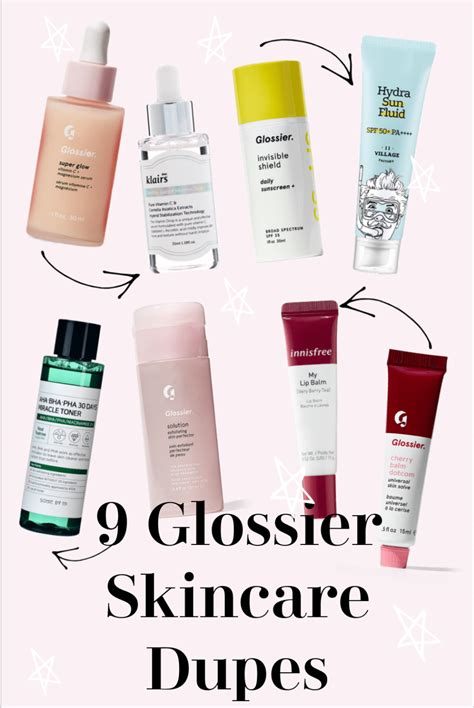 Affordable And Budget Friendly Dupes For Glossier Skincare