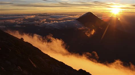 Beautiful Mountain Sunrise Clipart Clipground