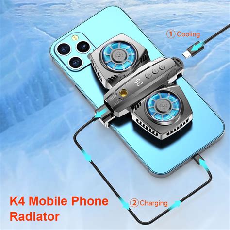 In Stockk4 Mobile Phone Radiator With Smartphone Temperature Display
