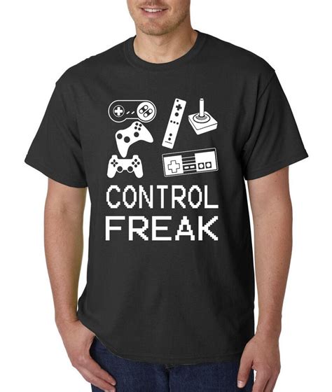 Browse our range of gamer tees and check out various colours and sizes in stock. CONTROL FREAK Gamer T-Shirt - Funny Video Game Controller ...