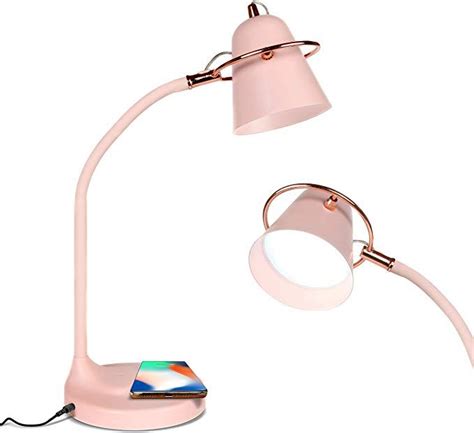 I carefully removed the top to my drawers and marked out on the underside where i wanted to place making the charging status light visible. Amazon.com: Brightech Zoey - LED Desk Lamp with Wireless ...