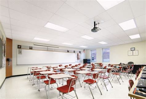 Acoustic ceilings will do away with echoes and empty sounds for a more inviting and purposeful environment. Ceilcote spray paint school ceilings - suspended ceilings ...