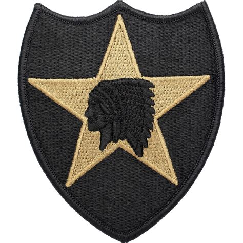 Army Patch 2nd Infantry Division Subdued Velcro Ocp