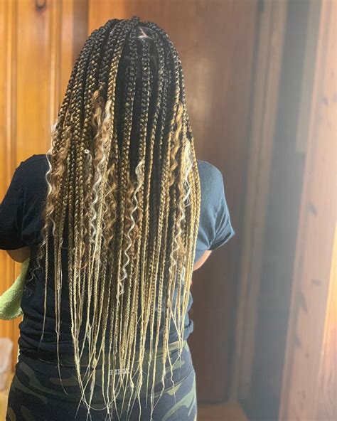 More images for large knotless box braids styles » Large knotless | Knotless, Braids, Box braids