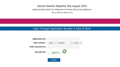 Cbse Ctet City Pre Admit Card Out On Ctet Nic In Exam On Aug