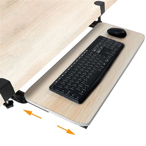 Buy Clamp Keyboard Tray 26” X 10” Ergonomic Sliding Under Desk