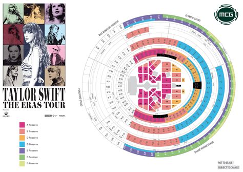 Taylor Swift Eras Tour Seating Charts
