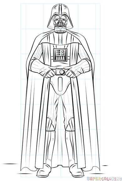 How to draw Darth Vader | Step by step Drawing tutorials
