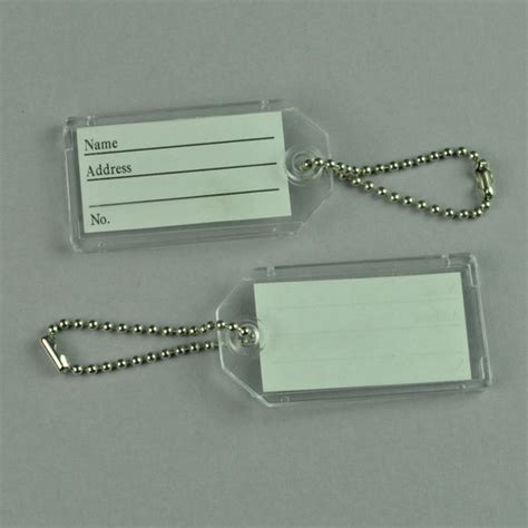 Shop For And Buy Key Identifier Tag Plastic Keytag With Bead Chain