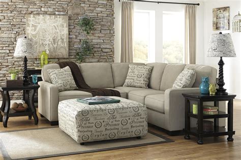 So does a sectional or sofa optimize space the most? Signature Design by Ashley Alenya - Quartz 16600 Living ...