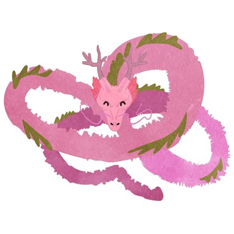 Set Of Pink Dragons Cute2u A Free Cute Illustration For Everyone