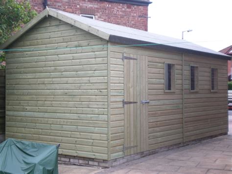 tanalised garages self assembly or fully assembled