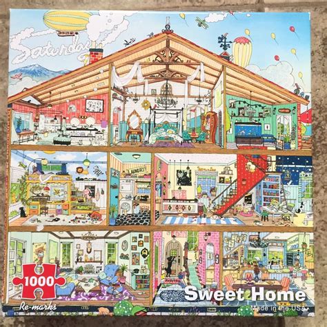 Put your skills to the test with this beautiful and entertaining jigsaw puzzle! Re-marks Sweet Home 1000 Piece Jigsaw Puzzle Complete ...