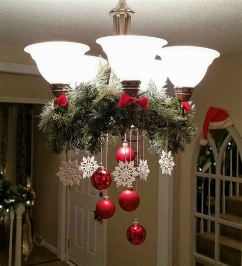 20 Decorate Chandelier For Christmas