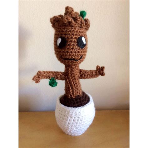 Free Cuddly Baby Groot Amigurumi Pattern From Guardians Of The Galaxy