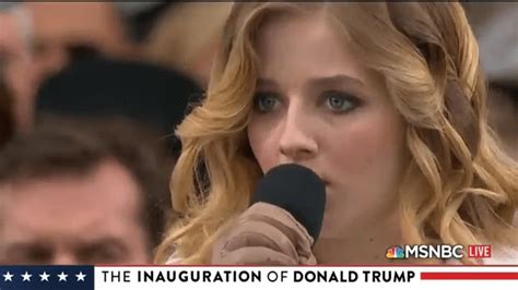Jackie Evancho Sings The National Anthem At Trump Inauguration The
