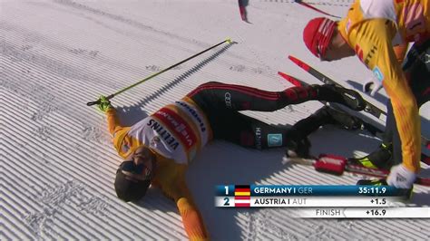Die nordische kombination ist bislang die letzte olympische wintersportart, bei der die frauen nicht am weltcup teilnehmen. Nordische Kombination - Weltcup Val die Fiemme: Teamsprint ...