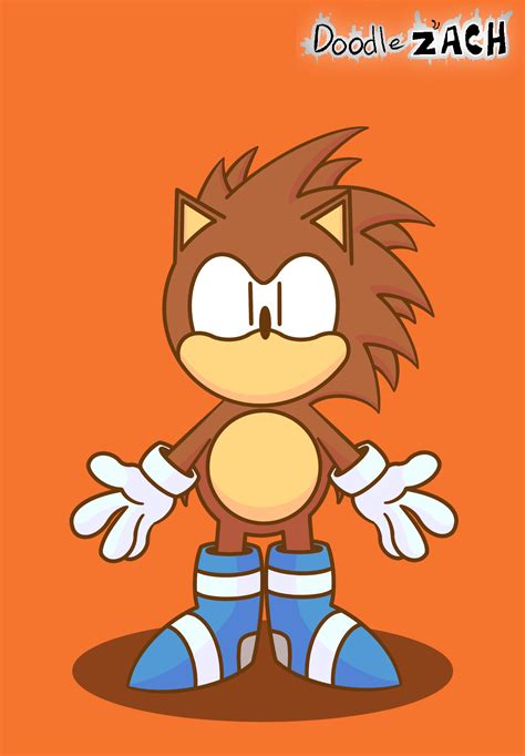 Classic Sonic By Doodle Zach On Newgrounds