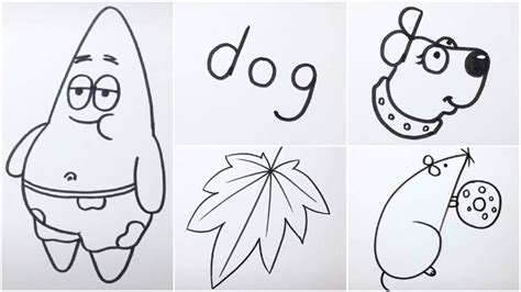 9 EASY CUTE DRAWING IDEAS FOR BEGINNERS - YouTube