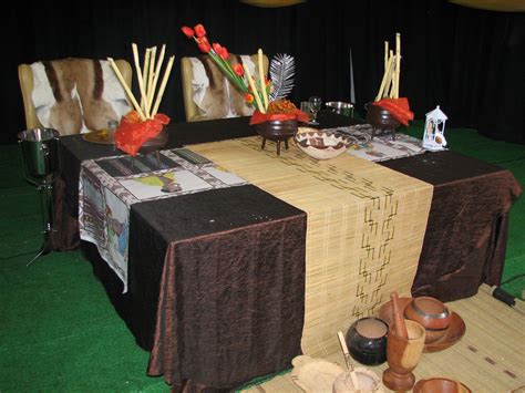Maine wedding buzz's twentieth show featuring robyn allen and rachel allen of maine event design & decor. African wedding main table | Traditional wedding decor ...