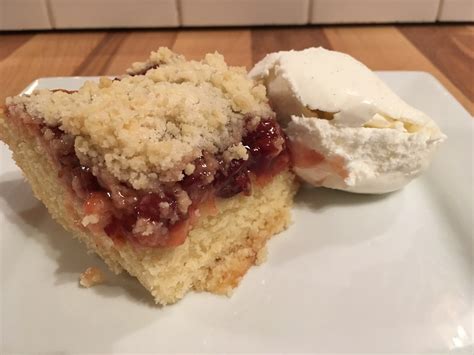 Cherry Coffee Cake Recipe With Crumb Topping Vintage Cooking