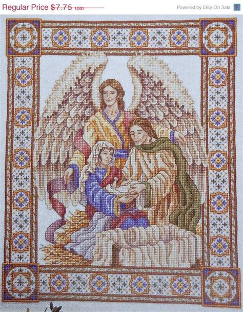 In three simple steps you will transform a picture into a beautiful cross the chart can be downloaded to your computer where you can print and store it. Teresa Wentzler NATIVITY Holy Family Jesus Mary Joseph ...