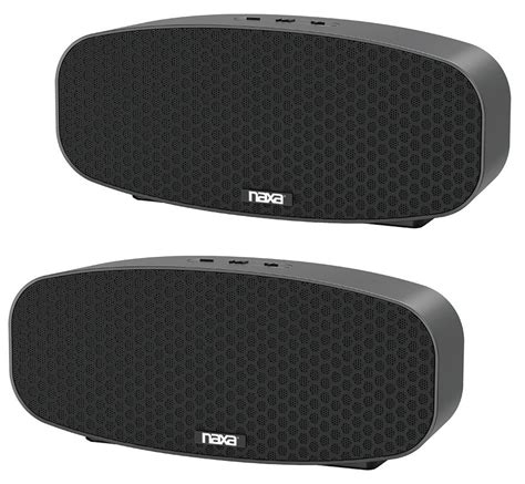 Naxa Dual Bluetooth True Wireless Sync Speakers Combo Pair