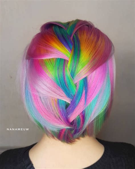 Pin By Dee Dee Neal On Hairdos Funky Hair Colors Funky Hairstyles Hair Styles