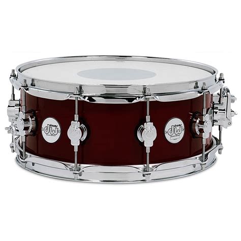 Dw Design 14 X 55 Cherry Stain Snare Snare Drum