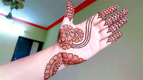 Elegant Arabic Henna Mehndi Design For Beginners Naush Artistica