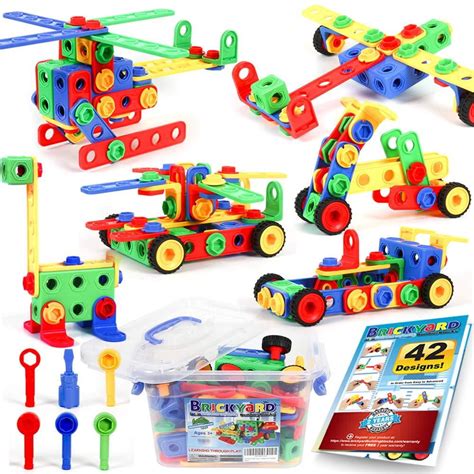 163 Piece Stem Toys Kit Educational Construction Engineering Building