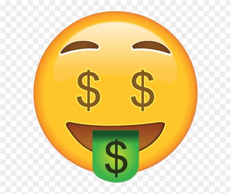 Money Face Emoji Free Transparent Png Clipart Images Download