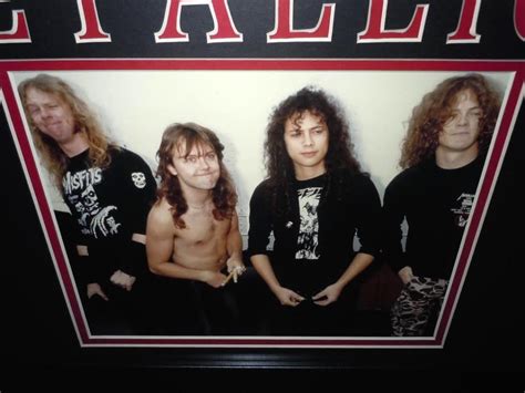 Metallica Band Signed Kill Em All Custom Framed Album Display With