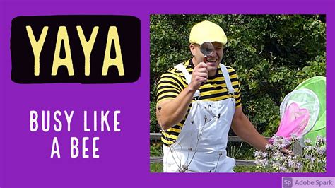 Busy Like A Bee With Yaya Educational Video For Childrenpreschoolers