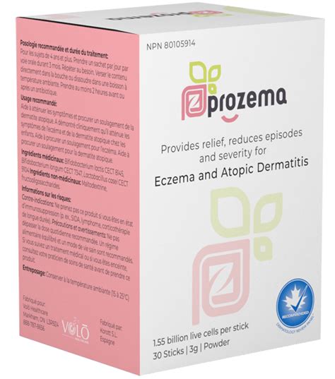 Prozema Probiotic Supplement For Atopic Dermatitis And Eczema