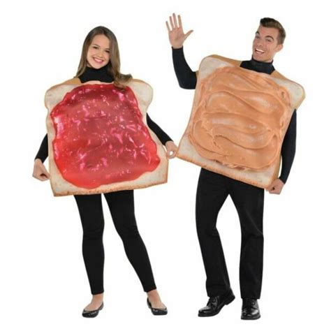 peanut butter and jelly halloween costume for couples adult one size fits all for sale online ebay