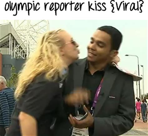 Olympic Reporter Kiss Arab Journalist Kissed During Live Video Smseo