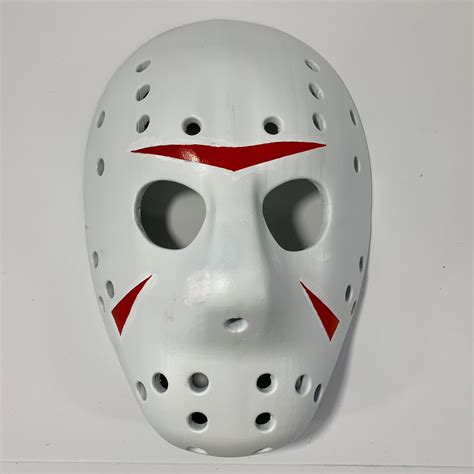 3d Printable Jason Mask Full Size By Alan Stanford