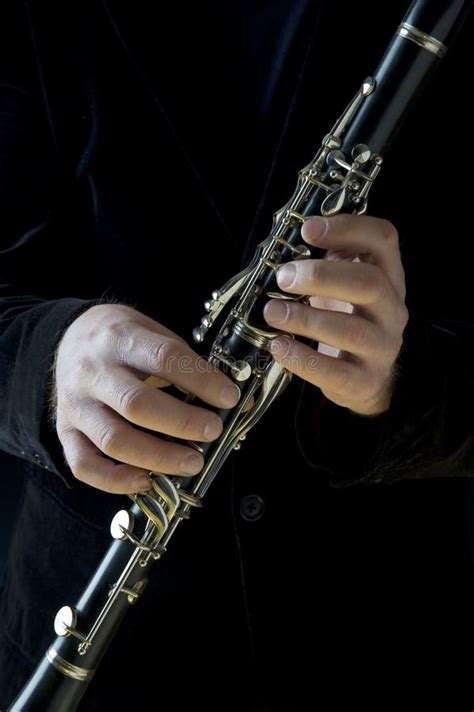 Musician And Clarinet Stock Photo Image Of Skill Closeup 18000162