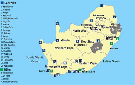 Tourisme En Afrique Du Sud Voyages Cartes